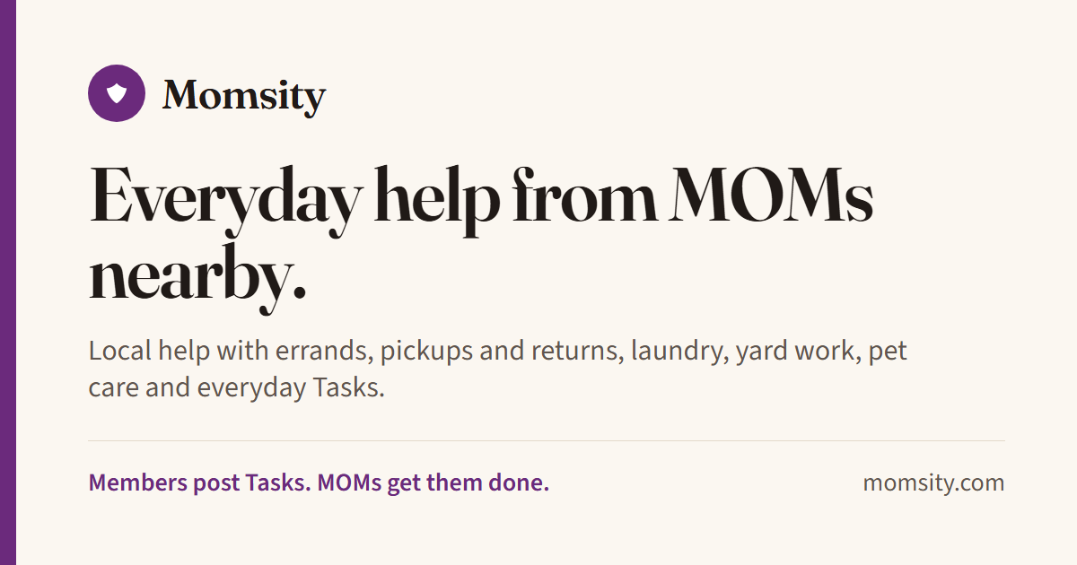 Task Chair Packaging Momsity | Local Help for Errands, Chores and Everyday Tasks